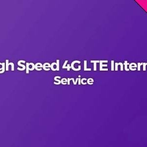 High Speed 4G LTE Internet Service (Neon Pink)
