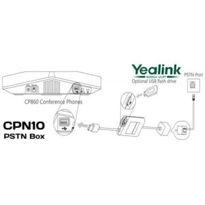YEA-CPN10 PSTN box for Yealink conference phones