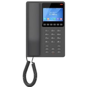 GS-GHP631W Hotel Phone, Color LCD, Dual WiFi 6, BLK