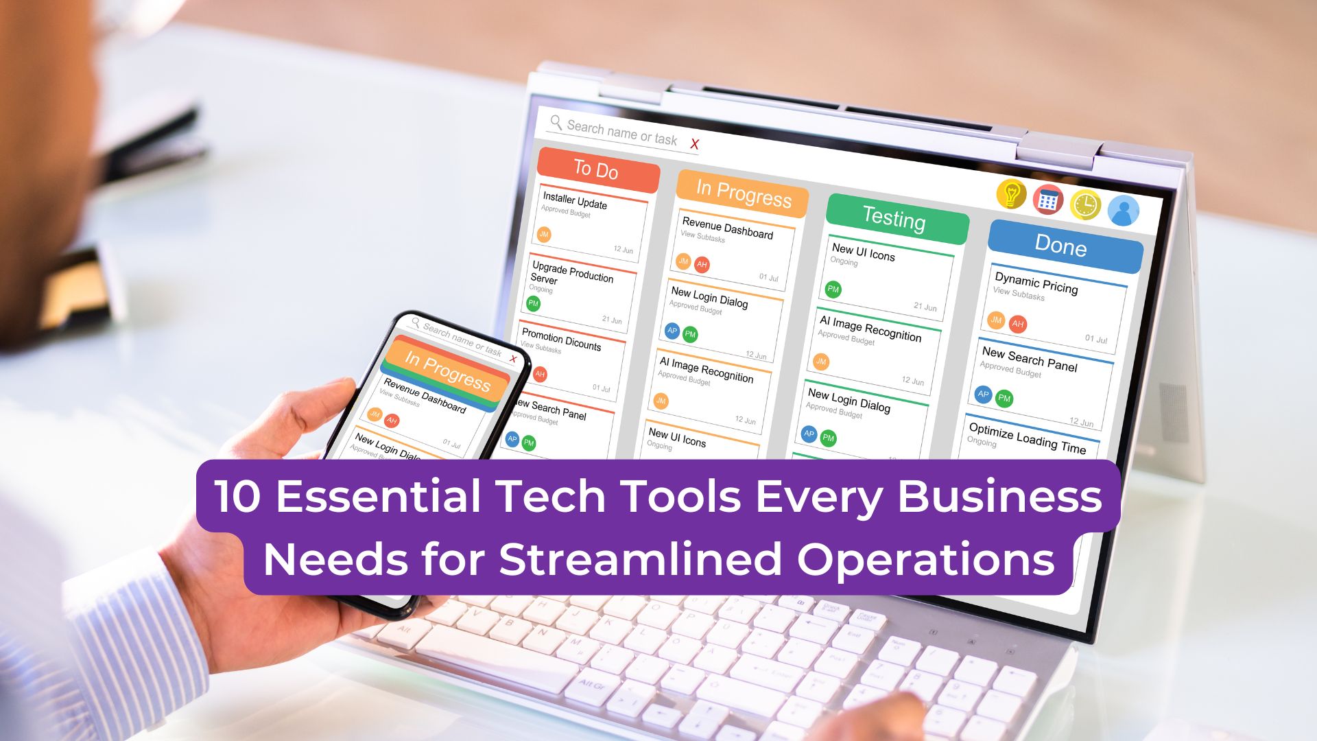 Read more about the article 10 Essential Tech Tools Every Business Needs for Streamlined Operations