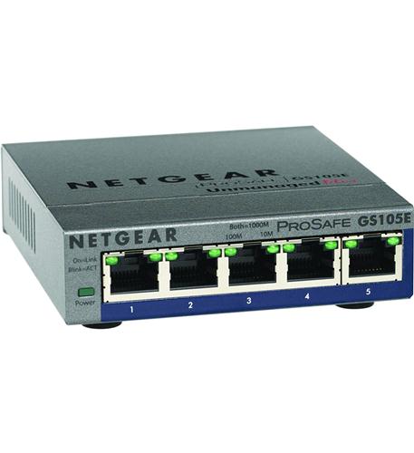 NET-GS105E-200NAS NETGEAR 5 Port Gigabit Smart Switch