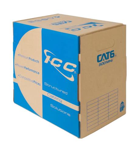 ICC-ICCABT6VGN C6 500 UTP SLD CBL 23G 4P CMP, 1K GREEN - Image 2