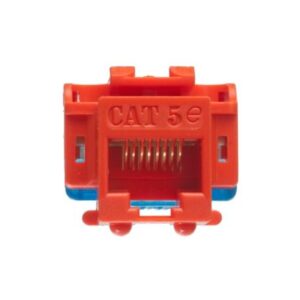 ICC-IC107E5COR MODULE, CAT 5e, EZ, 25 PK, ORANGE