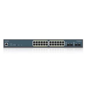 ENG-EWS7928FP-FIT 24-Port Gigabit PoE+ Switch with 410W Bu