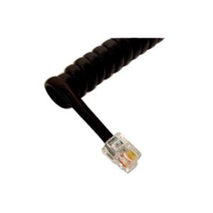 ICC-ICHC406FFB GCHA444006-FFB / 6′ FLAT BK Handset Cord
