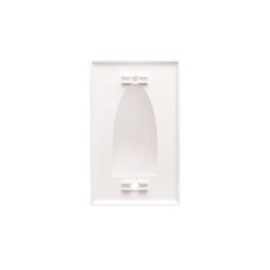ICC-IC640BSSWH FACEPLATE 1 GANG BULK NOSE WHITE