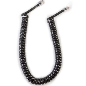 ICC-ICHC406FFB GCHA444006-FFB / 6′ FLAT BK Handset Cord