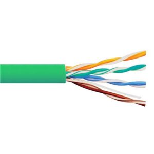 ICC-ICCABT6VGN C6 500 UTP SLD CBL 23G 4P CMP, 1K GREEN