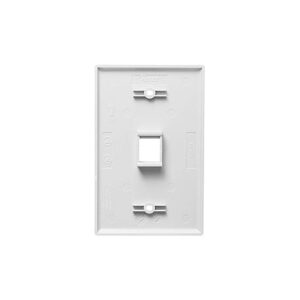 ICC-IC107LF1WH FACEPLATE, OVERSIZED, 1-PORT, WHITE