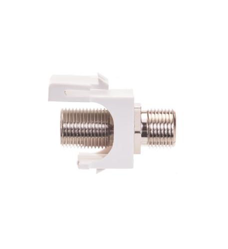 ICC-IC107B5FWH MODULE, F-TYPE, NICKEL PLATED, WHITE - Image 2