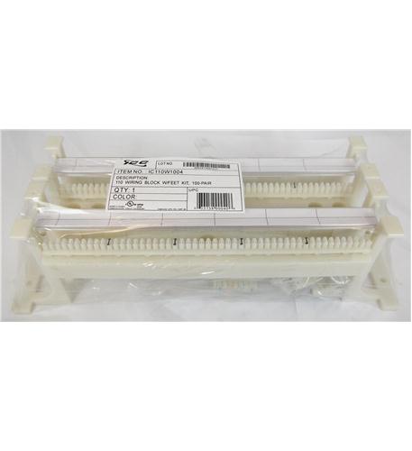ICC-IC110W1004 110 WIRING BLOCK W/ FT KIT, 100-PAIR, 5e - Image 2