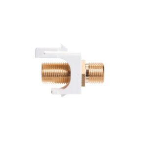ICC-IC107B9GWH Module, F-Type, Gold Plated, 3GHZ, White