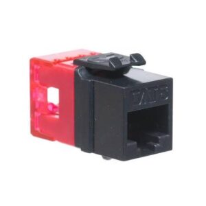 ICC-IC107F6CBK MODULE, CAT 6, HD, 25PK, BLACK