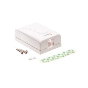 ICC-IC108SB1WH SURFACE MOUNT BOX, ELITE, 1-PORT, WHITE