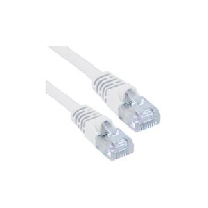 WAV-6E04UMWH-PC-02 CAT6 PATCH CORD BOOTED 2′ WHITE