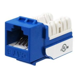 WAV-6EKSJBL-25PK CAT6 JACK SDJ SERIES BLUE 25 PACK