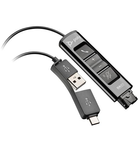 PL-786C7AA Poly DA85 USB to QD Adapter 218267-01