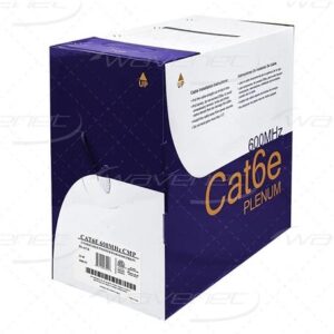 WAV-CAT6E-PLEN-PB-BL 6E04UPBL4N CAT6E PLEN PULL BOX BLUE