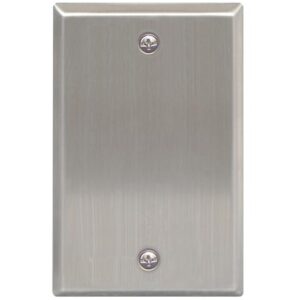 ICC-IC630EBSSS FACEPLATE 1 GANG BLANK STANLESS STEEL