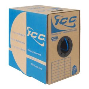 ICC-ICCABT6VBL CAT6 PLENUM VALUE LINE 500 MHz BLUE