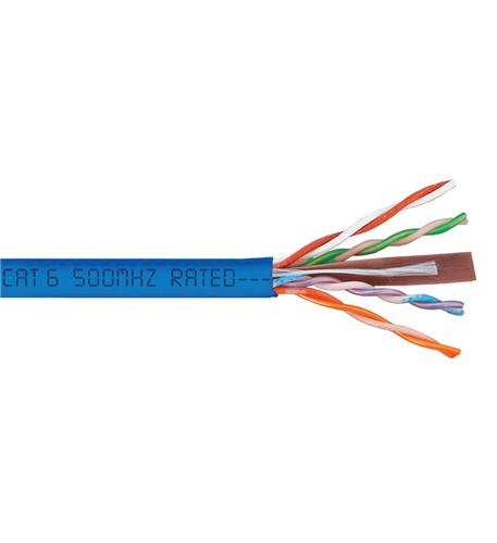ICC-ICCABP6VBL CMP CAT6 PLENUM VALUE LINE 500 MHz Blue
