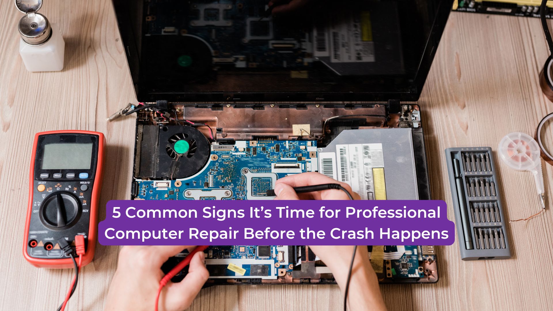 Read more about the article 5 Common Signs It’s Time for Professional Computer Repair Before the Crash Happens
