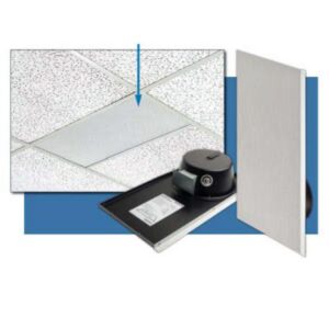BG-CSD1X2 2 PACK 1X2 Drop Ceiling Speaker Off WH