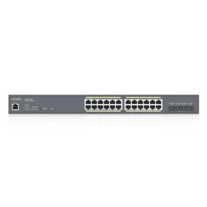 ENG-ECS1528P 24-Port Cloud Managed 1U Rack-Mount