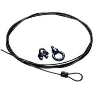 BG-CK10B Black 10 Foot Cable and Clamp