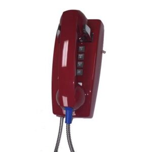ITT-2554-AHC-RD 255447AHC20M Wall Phone w/Metal Cradle