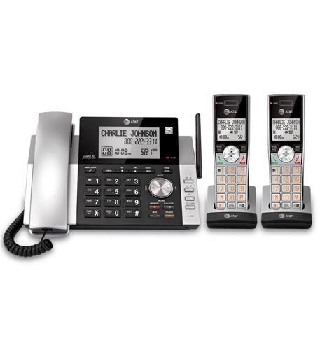 ATT-CL84215 2 Handset Corded Cordless Answering Sys