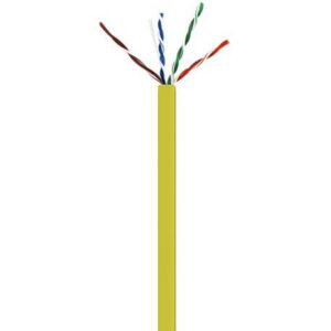 WAV-CAT6V-CMR-YL CAT6 550MHz NO SPLINE YELLOW