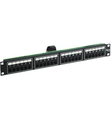 ICC-ICMPPTF242 PATCH PANEL,F/TELCO,6P2C,24-PORT,1RM