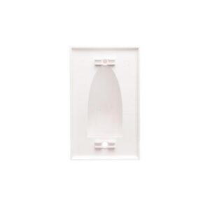 ICC-IC640BSSWH FACEPLATE 1 GANG BULK NOSE WHITE
