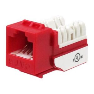 WAV-6EKSJRD-S CAT6 JACK RED