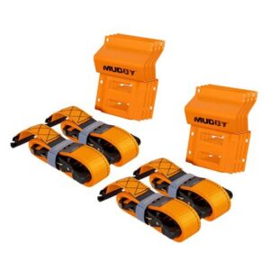 MUD-WCTDK-4PK UTV Wheel Chock Tie-Down Kit 4 Pack - Or