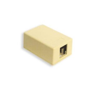 ICC-IC107SB1IV SURFACE MOUNT BOX, 1-PORT, IVORY