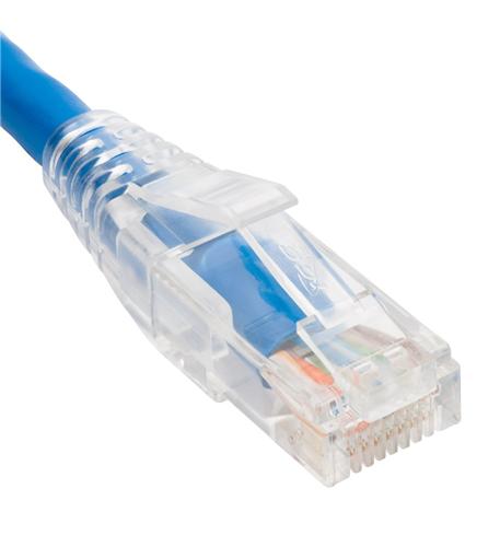 ICC-ICPCSF10BL PATCH CORD, CAT 6,CLEAR BOOT,10',25PK,BL