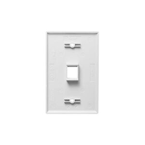 ICC-IC107LF1WH FACEPLATE, OVERSIZED, 1-PORT, WHITE