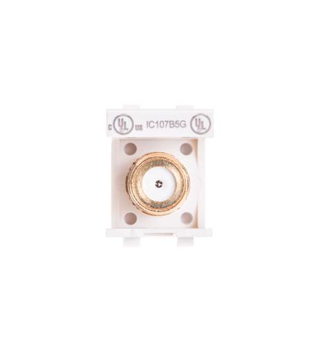ICC-IC107B5GWH MODULE, F-TYPE, GOLD PLATED, WHITE - Image 3