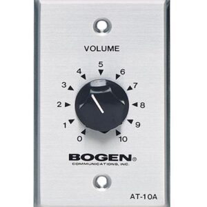 BG-AT10A Bogen 10 Watt Attenuator Single Gang