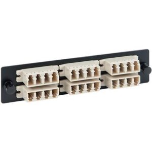 ICC-ICFOPL1615 ADAPTER PANEL, 6 QUAD LC, 24F, BEIGE, MM