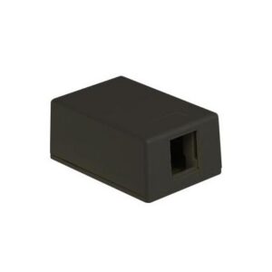ICC-IC107SB1BK SURFACE MOUNT BOX, 1-PORT, BLACK
