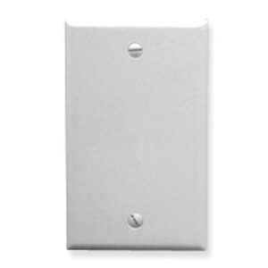 ICC-IC630EB0WH Flush Wall Plate Blank WHITE
