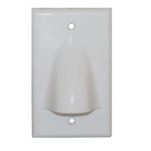ICC-IC640BSSWH FACEPLATE 1 GANG BULK NOSE WHITE