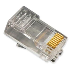 ICC-ICMP8P8SRD PLUG, 8P8C, OVAL ENTRY, SOLID, 100PK