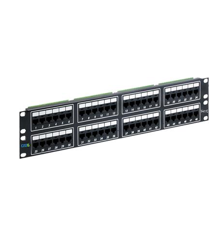 ICC-ICMPP04860 PATCH PANEL, CAT 6, 48-PORT, 2 RMS