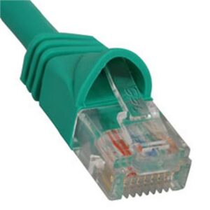 ICC-ICPCSJ01GN PATCH CORD, CAT 5e, MOLDED BOOT, 1′ GN
