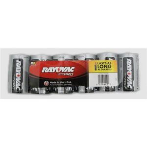 RAY-AL-D Alkaline Size D 6 Pack E302363900