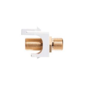ICC-IC107B9GWH Module, F-Type, Gold Plated, 3GHZ, White